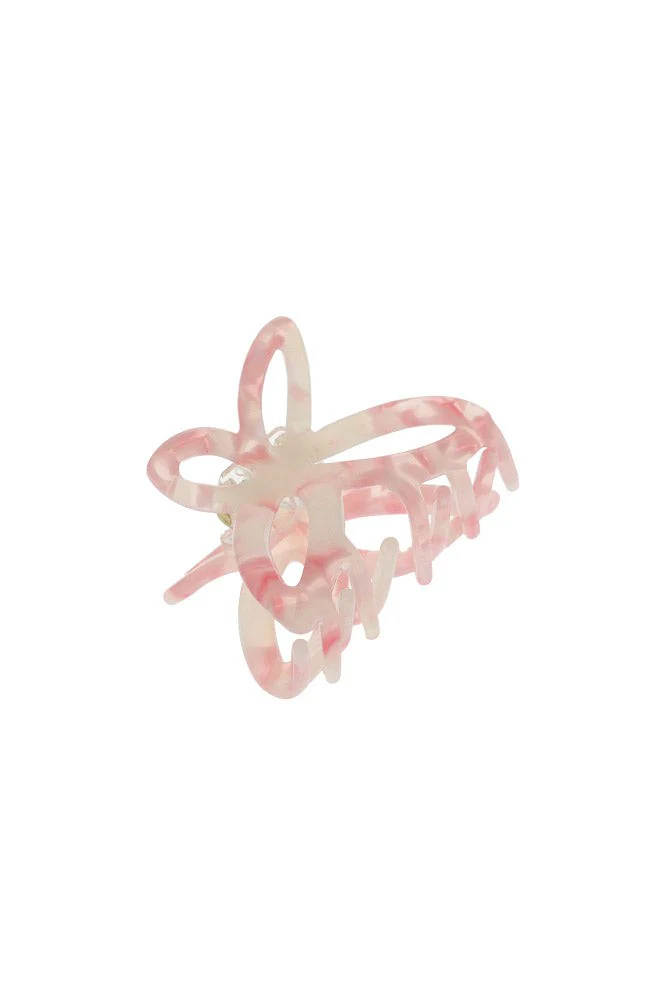 Rosemary Butterfly Hair Clip- Blush