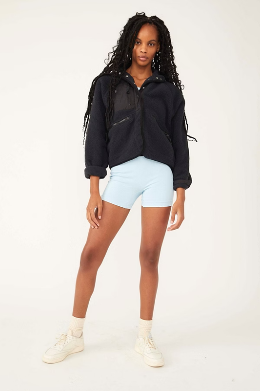 Free People Hit The Slopes Jacket- Black