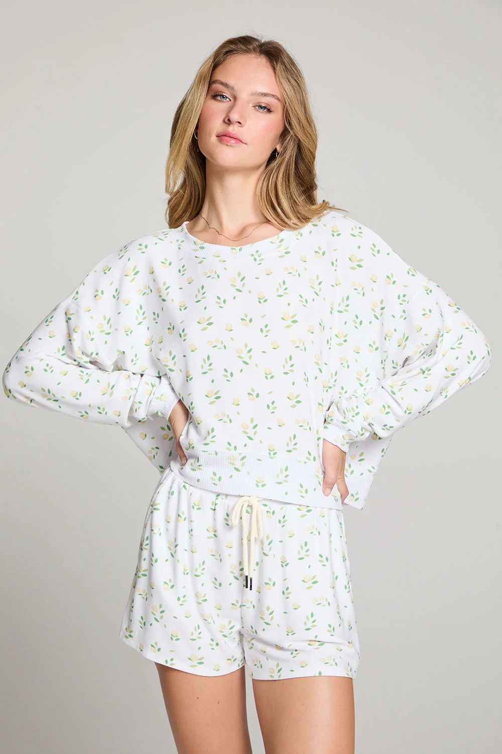 Chaser Allover Lemons Long Sleeve