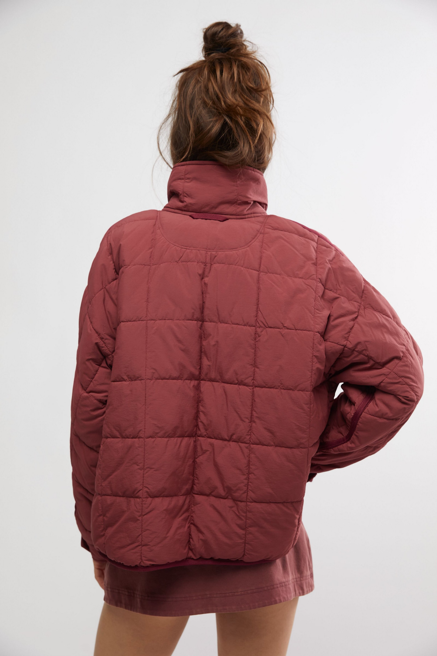 Pippa Packable Puffer Jacket- Sour Cherry