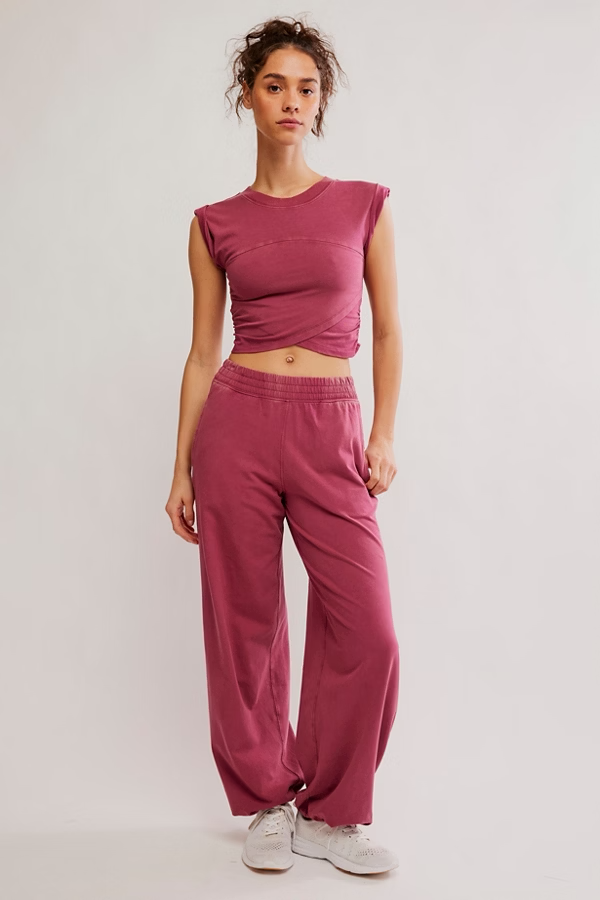 Free People Hot Shot Crossover Set- Brick