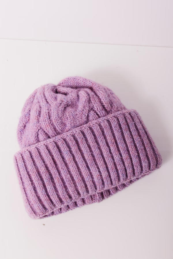 Free People Coastline Beanie- Orchid Crush