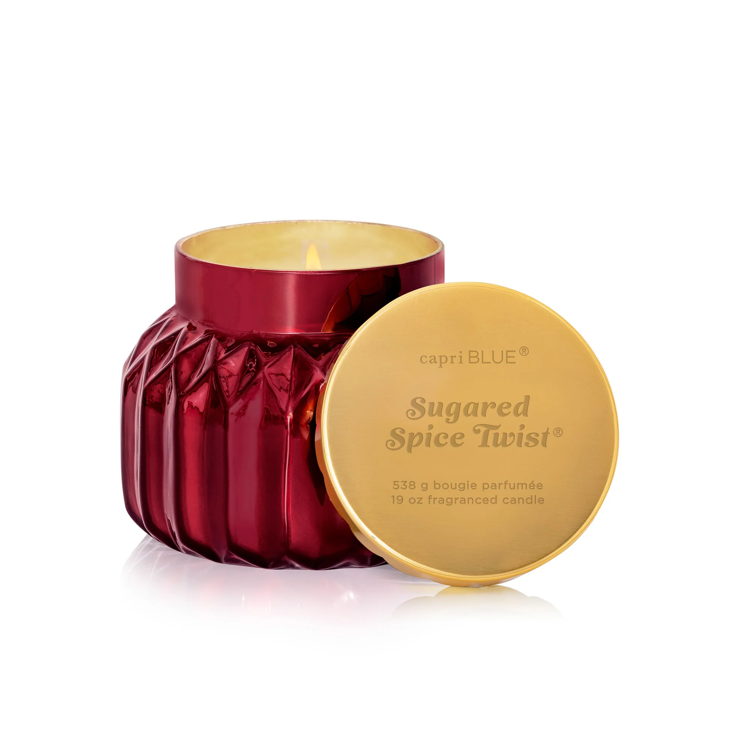 Capri Blue Sugared Spice Twist Royal Gem Signature Candle 19 oz