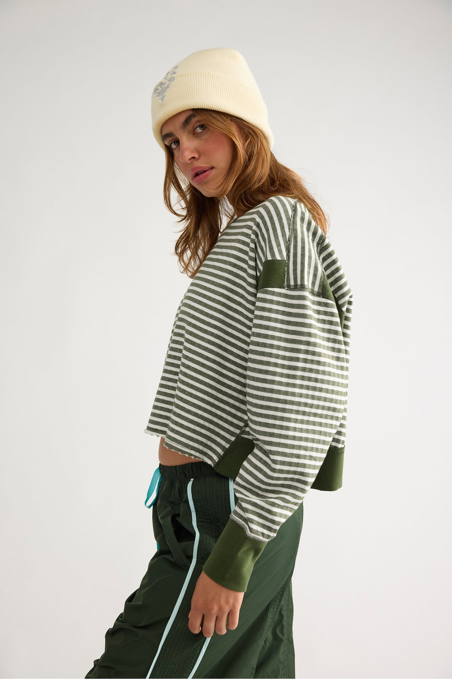 Free People My Time Layer Textured - Ivy