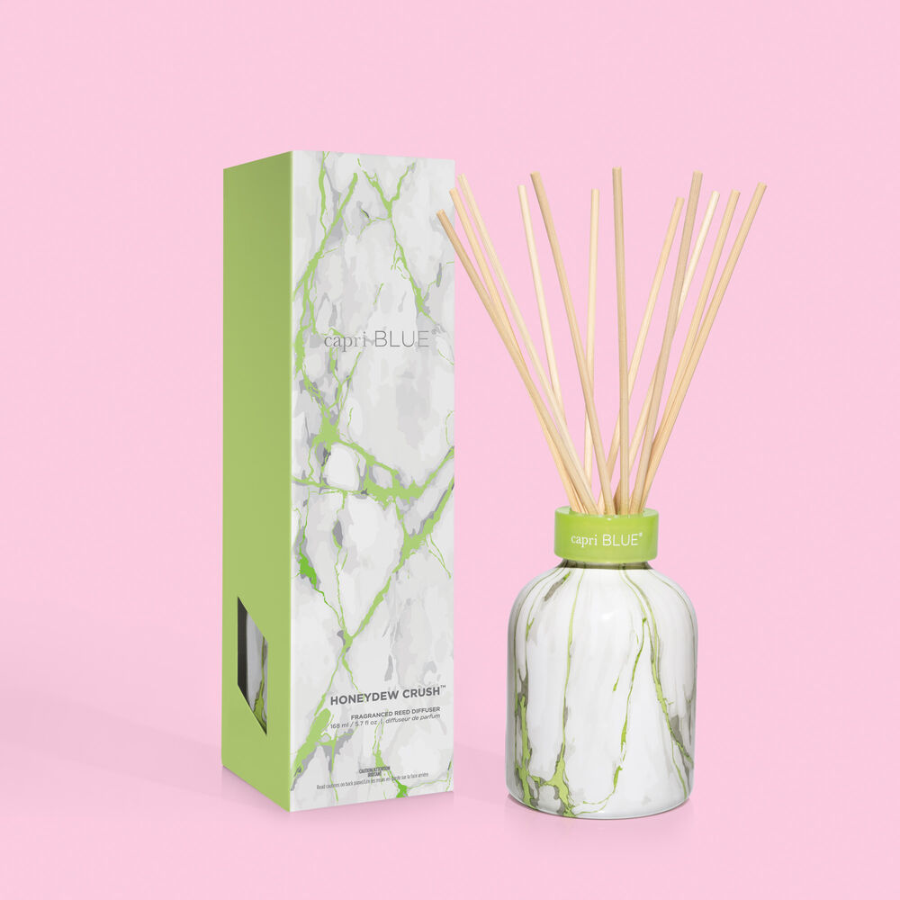 Capri Blue Honeydew Crush- Marble Petite Reed Diffuser