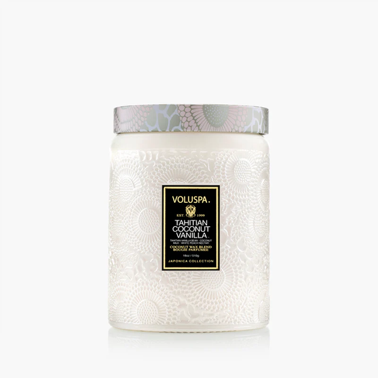 Voluspa Tahitian Coconut Vanilla- Large Jar Candle