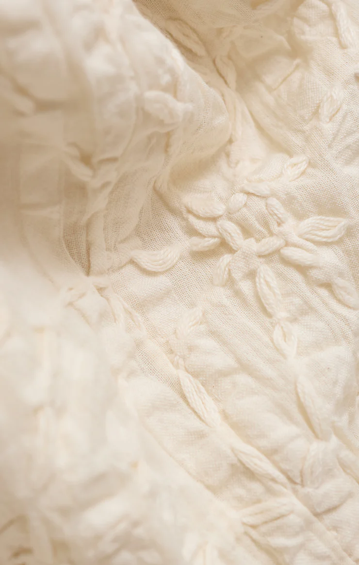 Z Supply Angel Eyes Embroidered Maxi Dress- Champagne