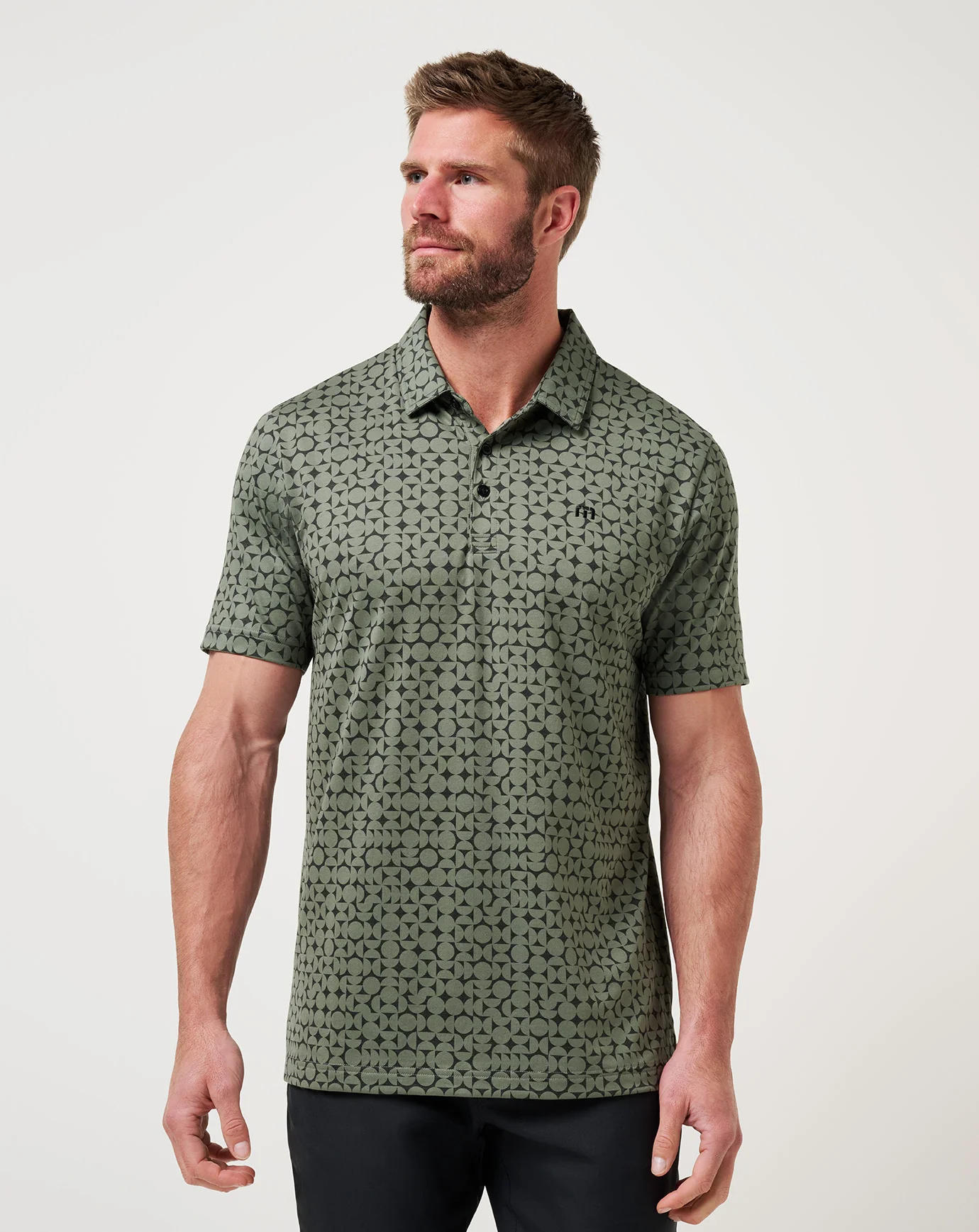 Travis Mathew Featherweight Caves Polo- Dark Olive