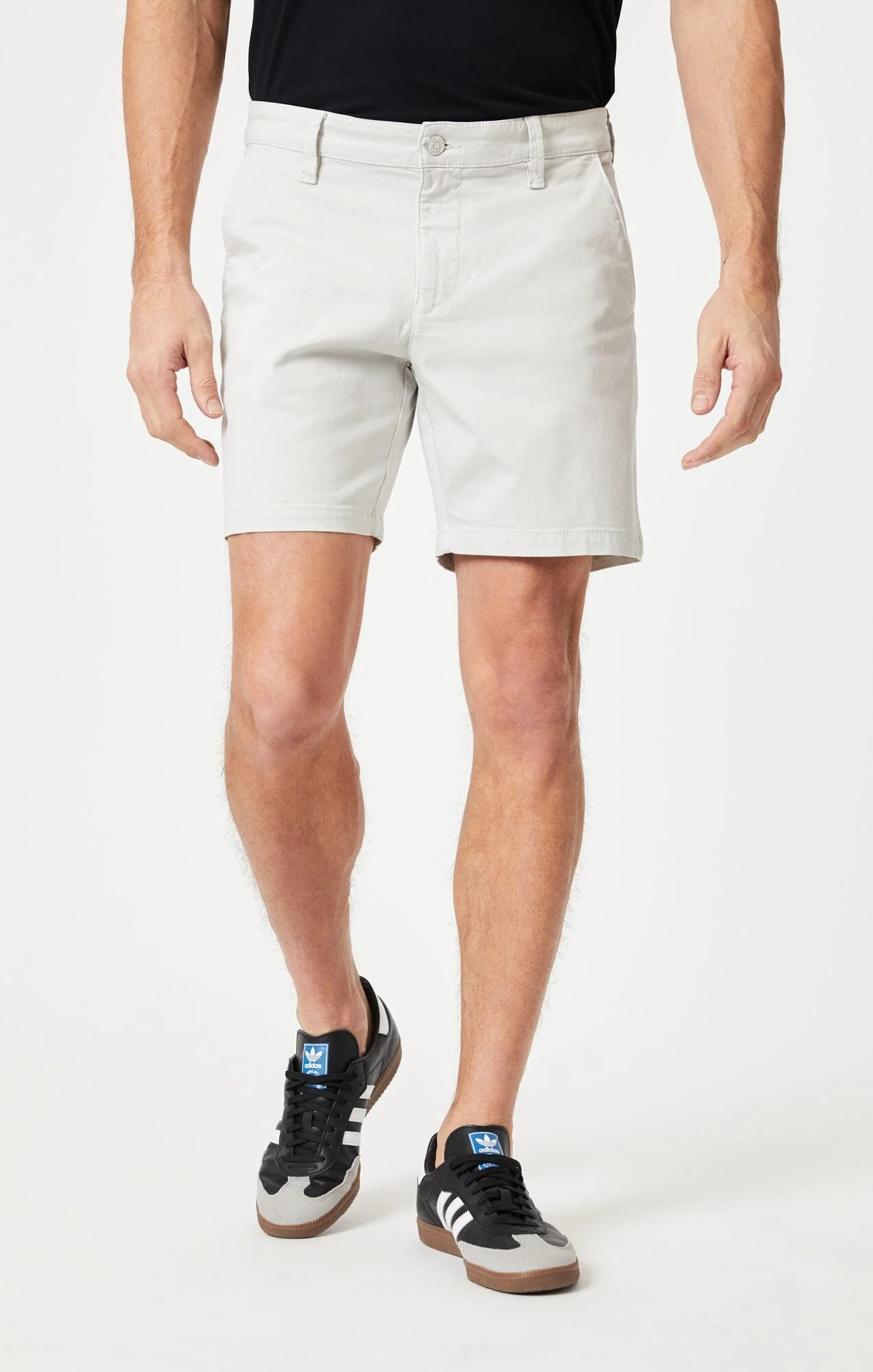 Mavi Nate 7" Inseam Shorts-Oyster Mushroom Twill