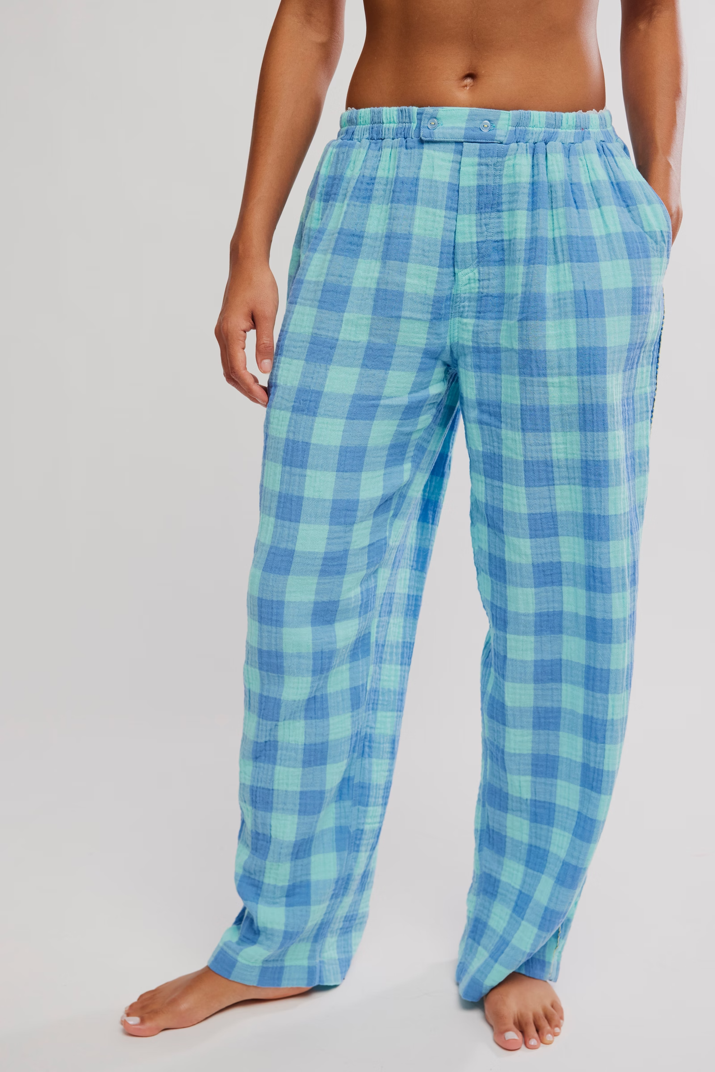 Free People Be Mine Pant- Blissful Blue