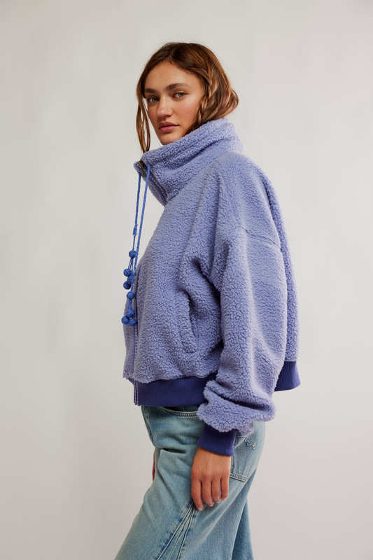 Free People Alpine Sherpa Jacket- Peri