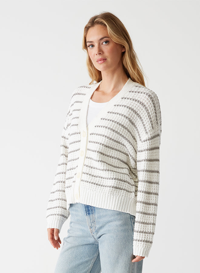 Michael Stars Dodi Stripe Cardigan