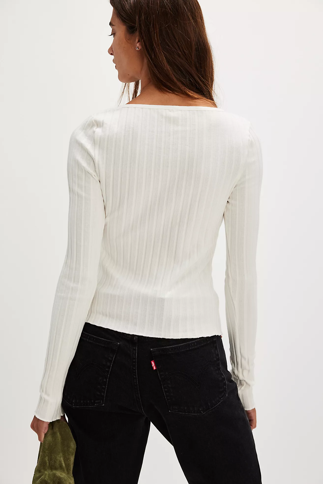 Free People Tilly Long-Sleeve Cardi- Ivory