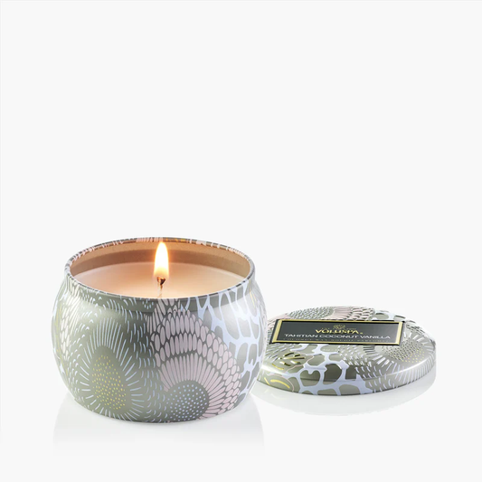 Voluspa Tahitian Coconut Vanilla mini Tin