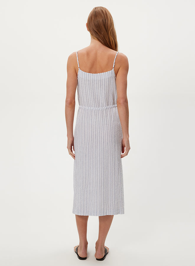 Michael Stars Wanna V-Neck Tie Front Midi Dress