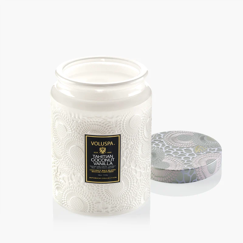 Voluspa Tahitian Coconut Vanilla- Large Jar Candle