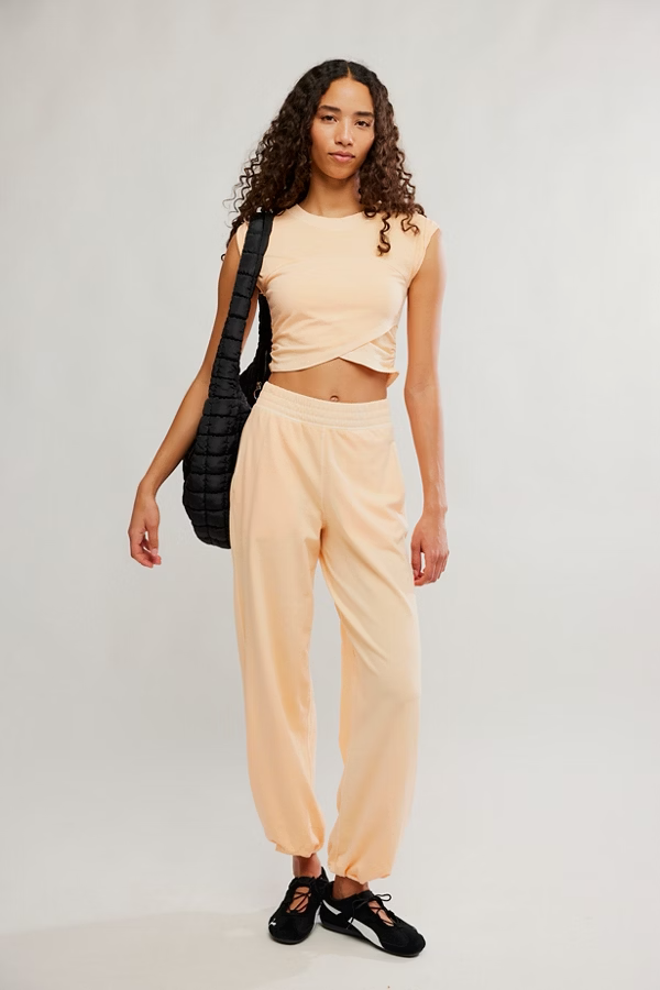 Free People Hot Shot Crossover Set- Pina Colada