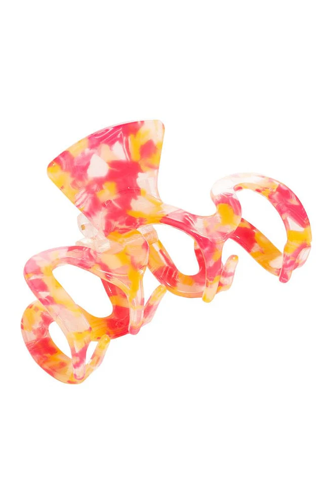 Wavy Jaw Hair Clip- Sunburst