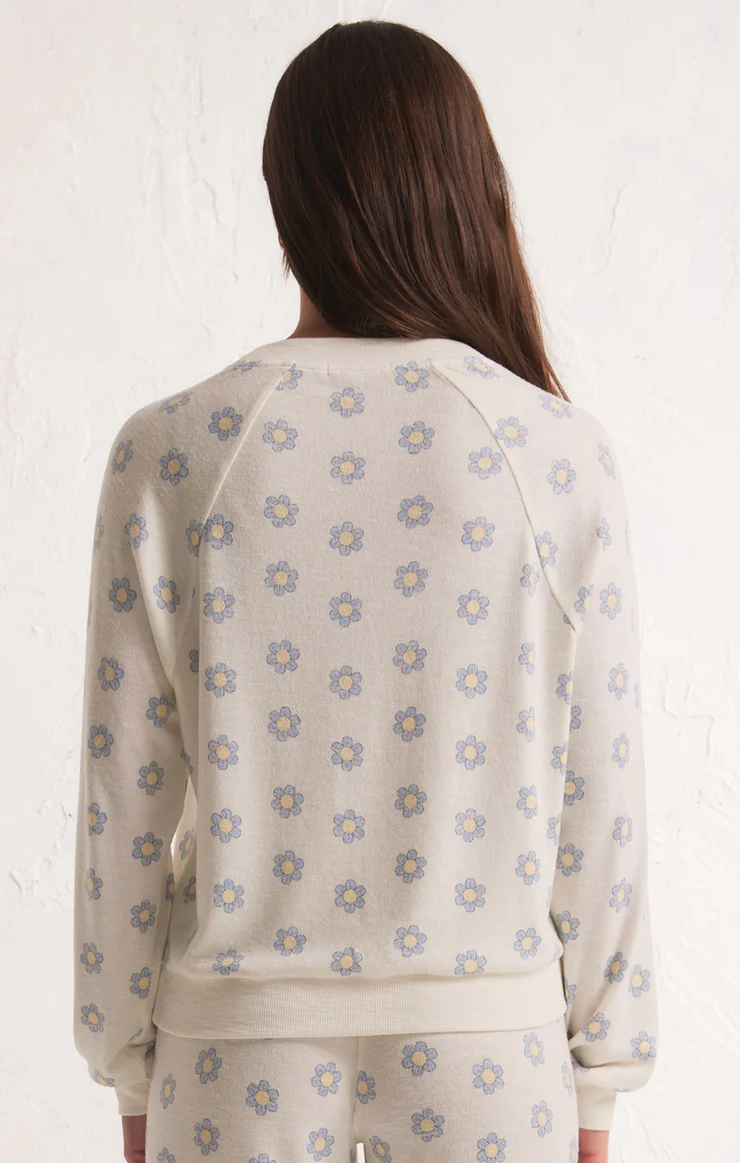 Z Supply Dazed Daisy V-Neck Long Sleeve