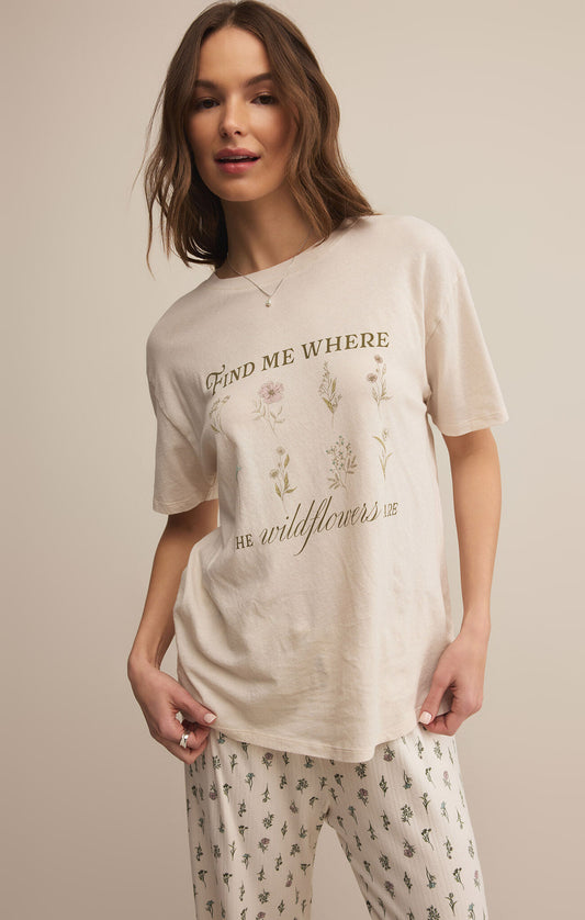 Z Supply Boyfriend Wildflowers Tee