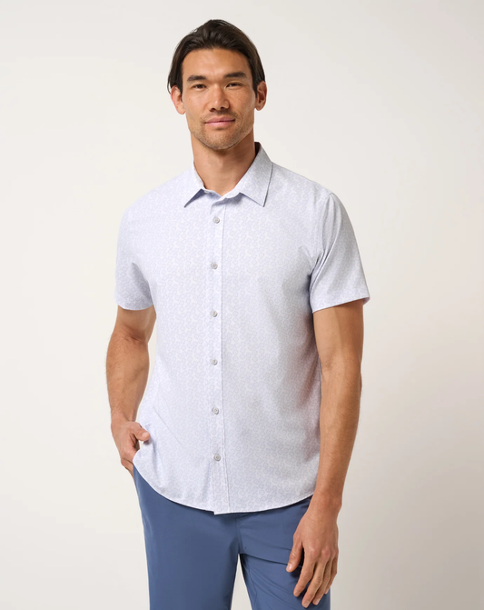 Travis Mathew Techwonen Sunlight Button-Up- White