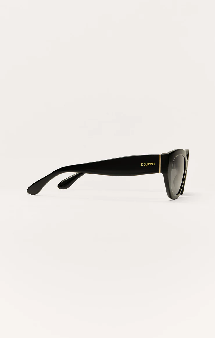 Z Supply Mirage Polarized Sunglasses- Polished Black