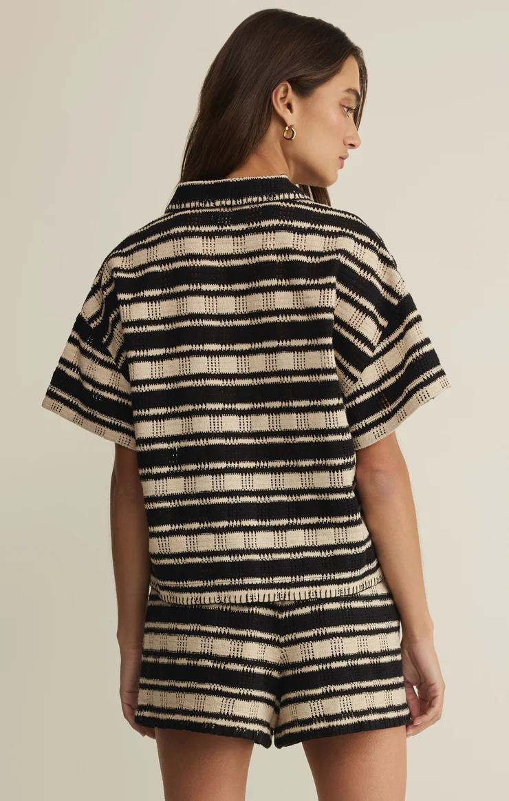 Z Supply Monaco Stripe Button Up