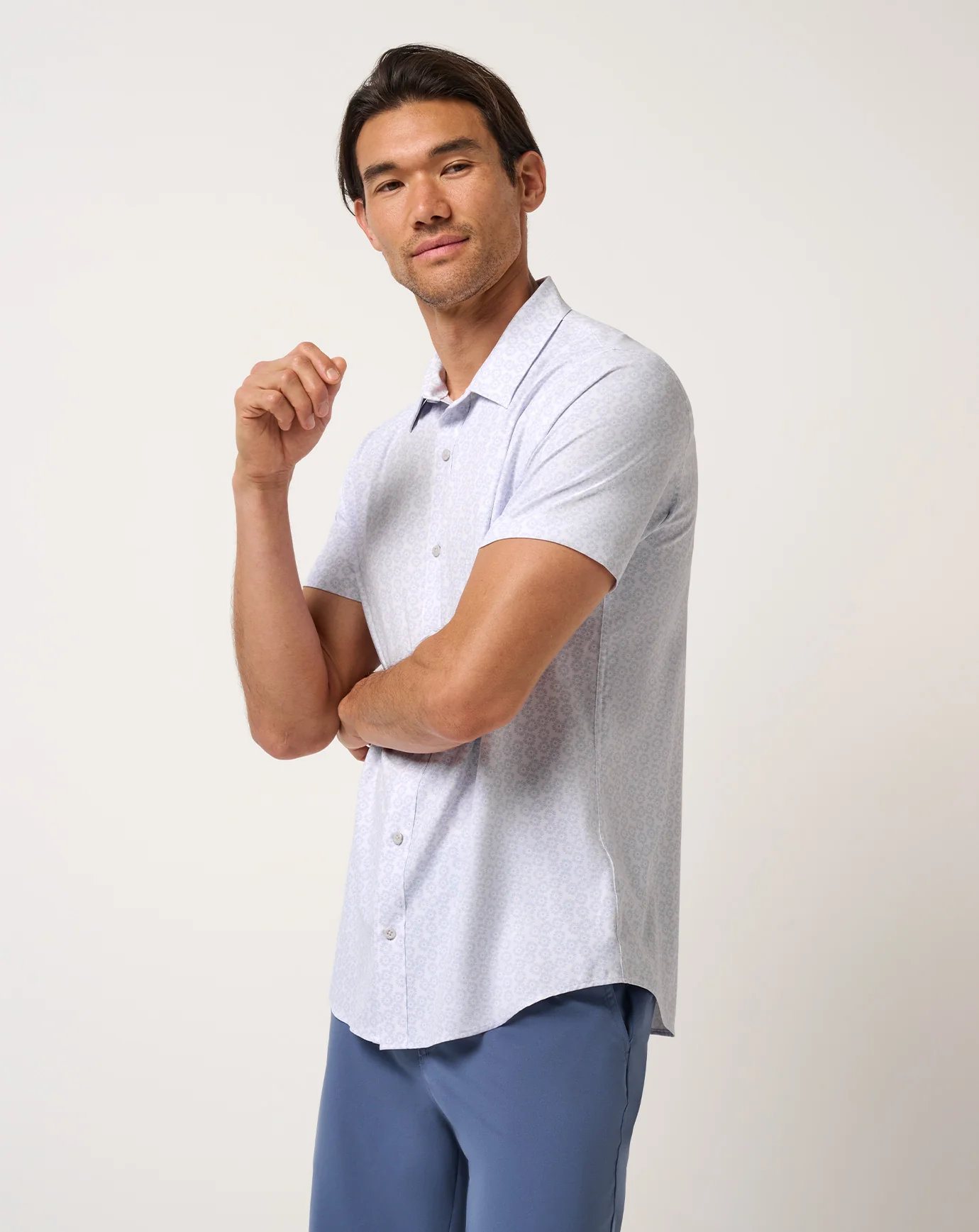 Travis Mathew Techwonen Sunlight Button-Up- White