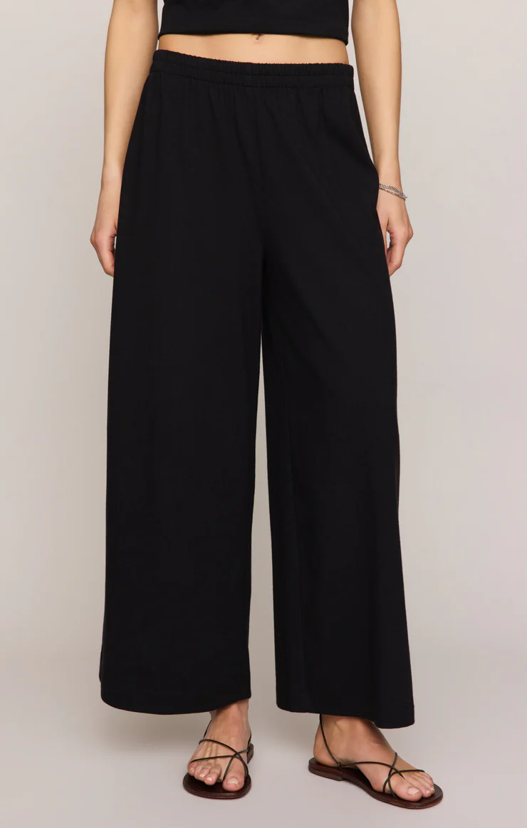Z Supply Scout Jersey Pant- True Black