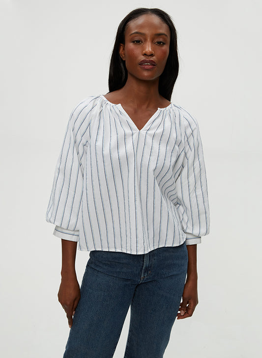 Michael Stars Cleo Notch Neck Top