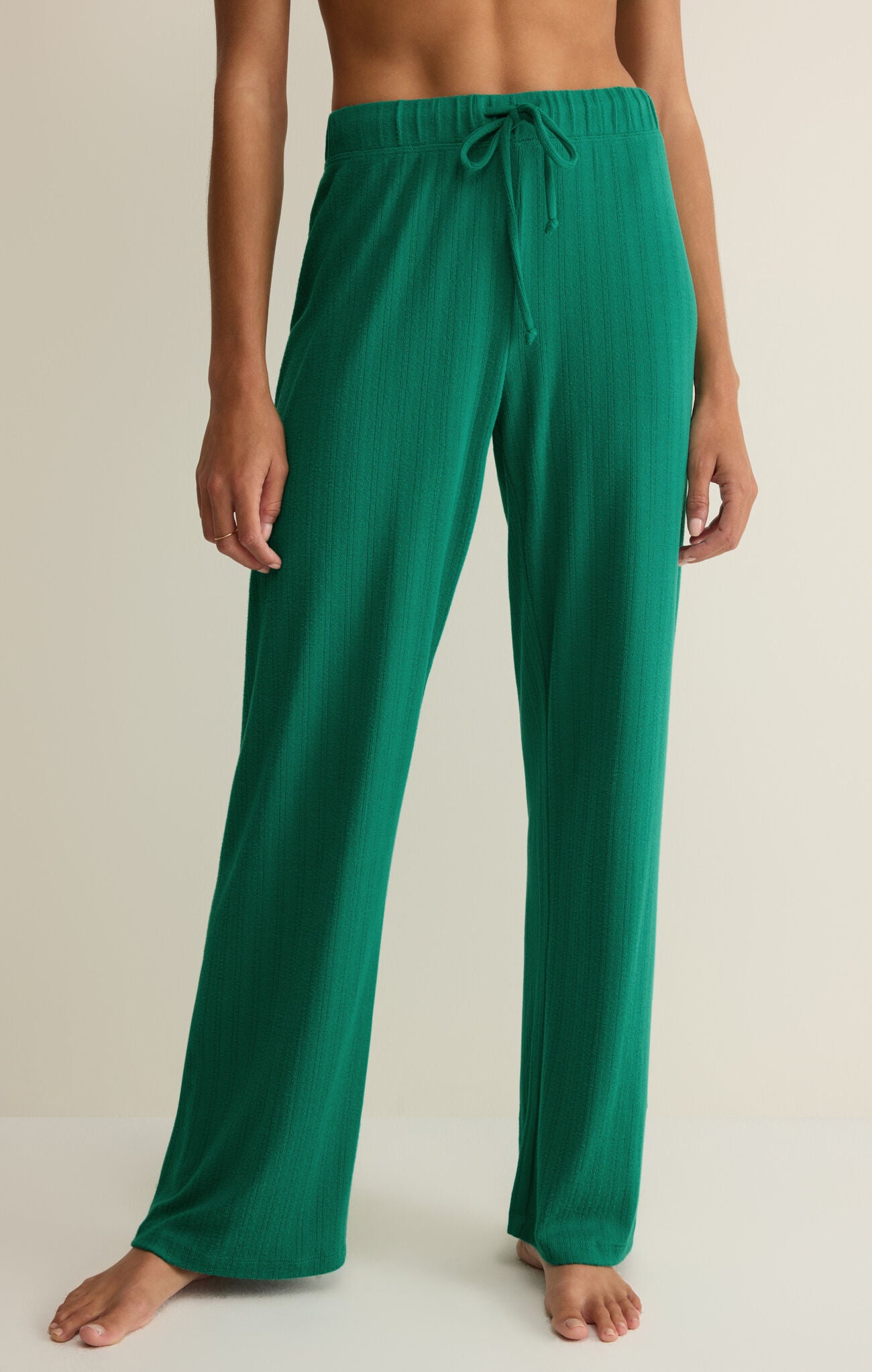 Z Supply Downhome Ointelle Pant- Light Rainforest z