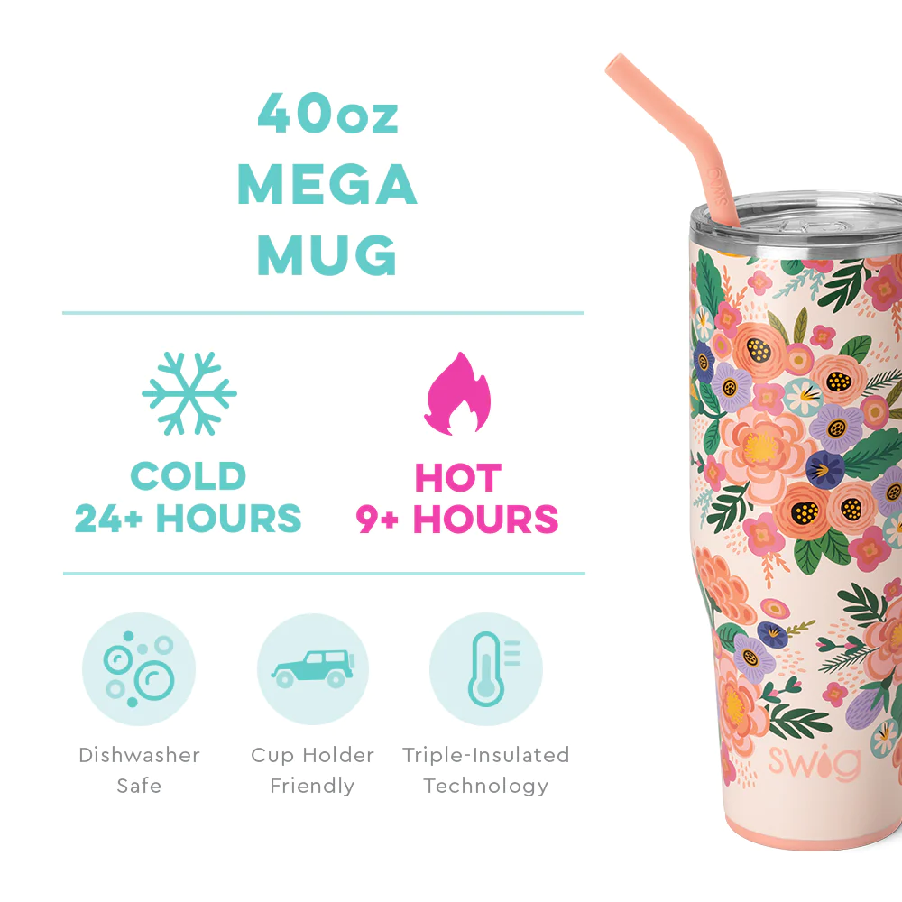 Swig Full Bloom Mega Mug (40 oz)