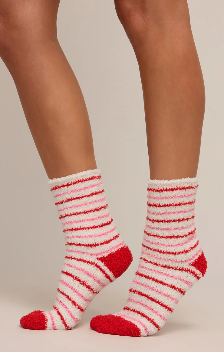 Z Supply 2- Pack Plush Stripe Socks