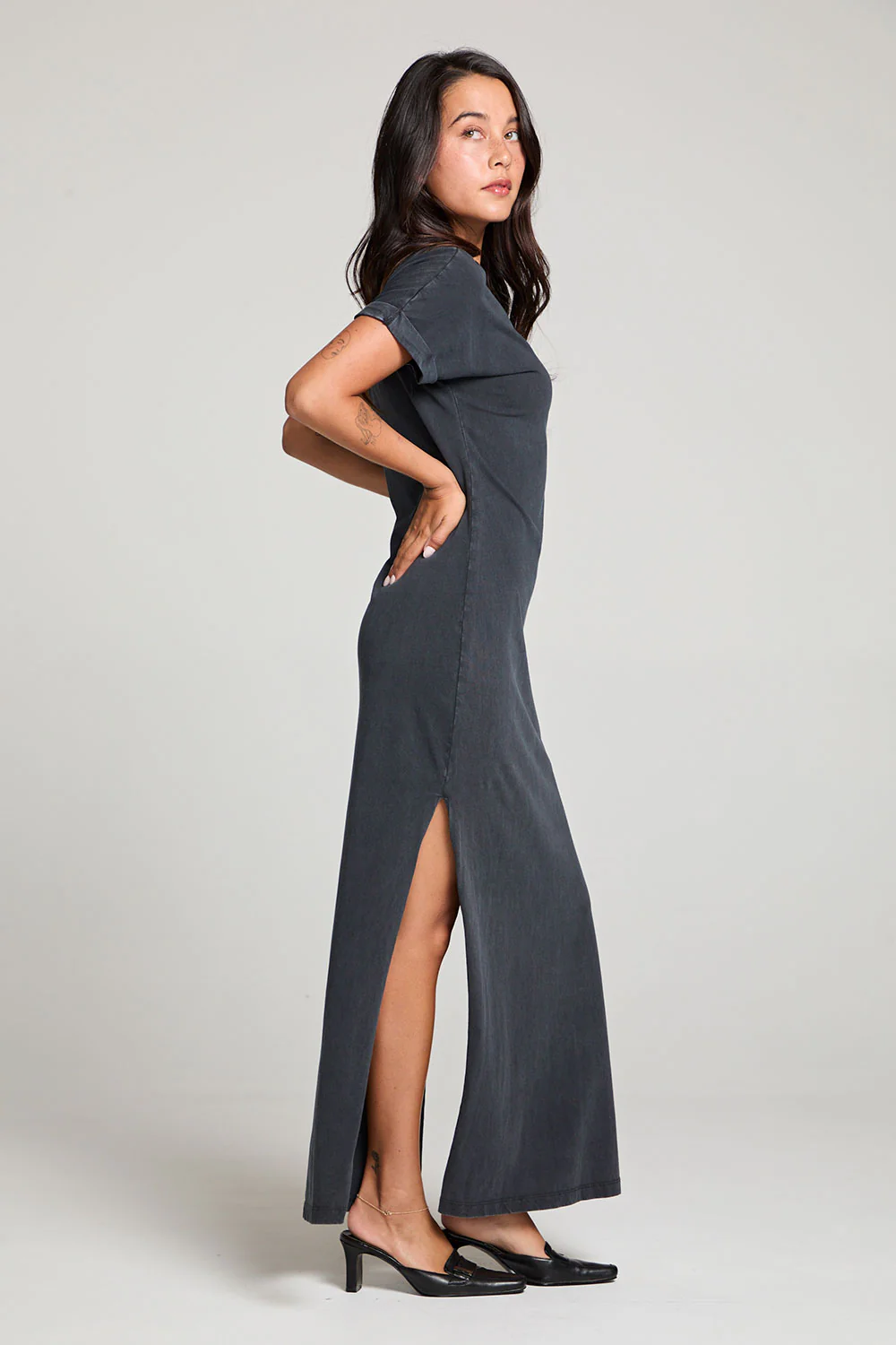 chaser maxi dress Chaser Rib Knit Goldyy Maxi Dress