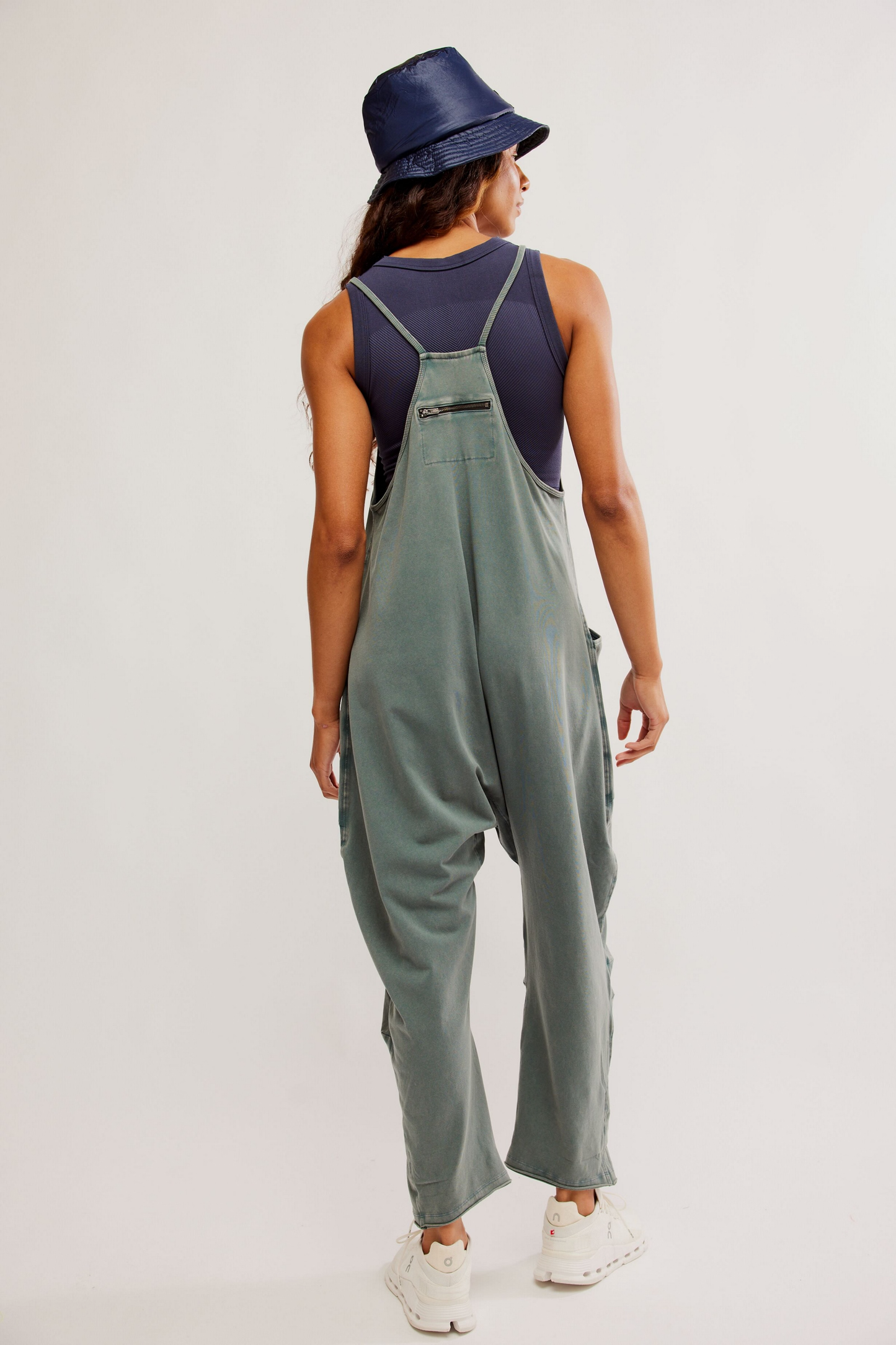 Free People Hot Shot Onesie- Midnight Jade