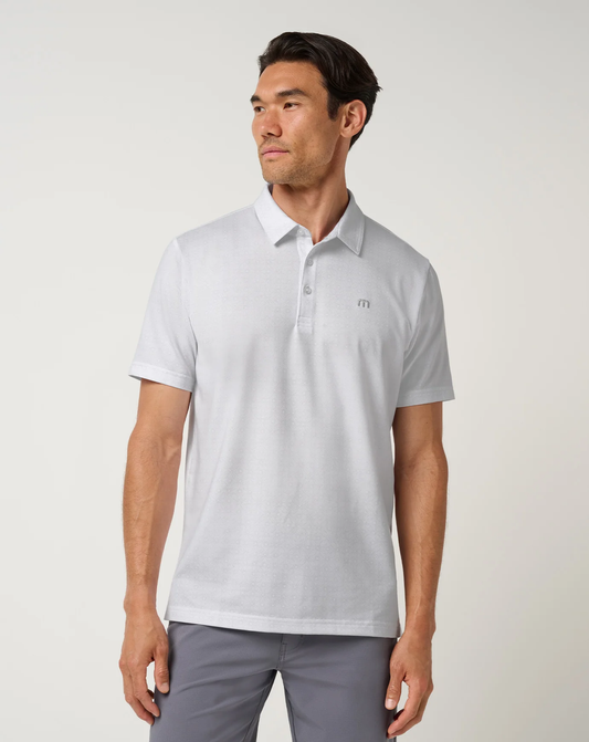 Travis Mathew Featherweight Trophy Ready Polo- White