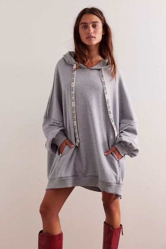 Free People We Hoodie- Heather Grey