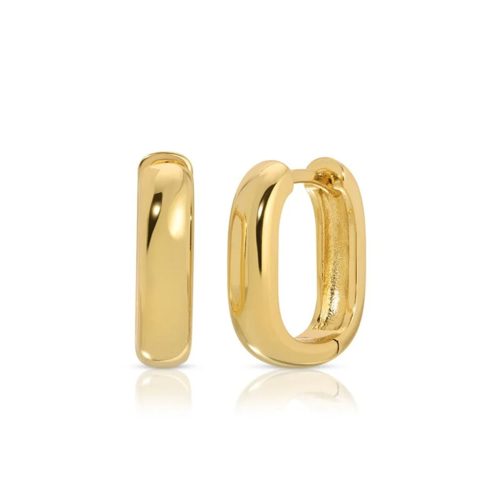 Jurate Daphine Chain Link Hoop Earrings