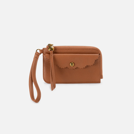 HOBO Tabby Card Wristlet- Warm honey