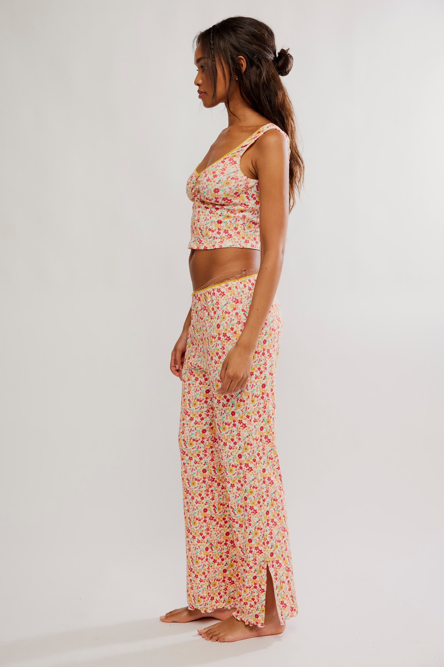 Free People Fresh In Love Lounge Set- Butter Combo