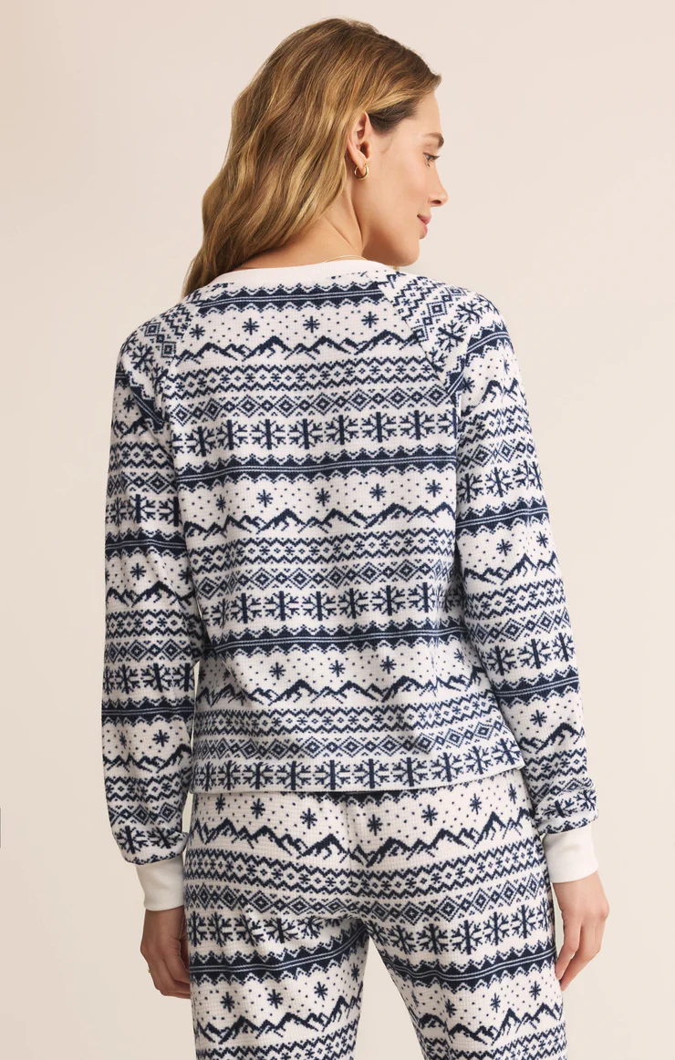 Z Supply Slopes Fairisle Long Sleeve