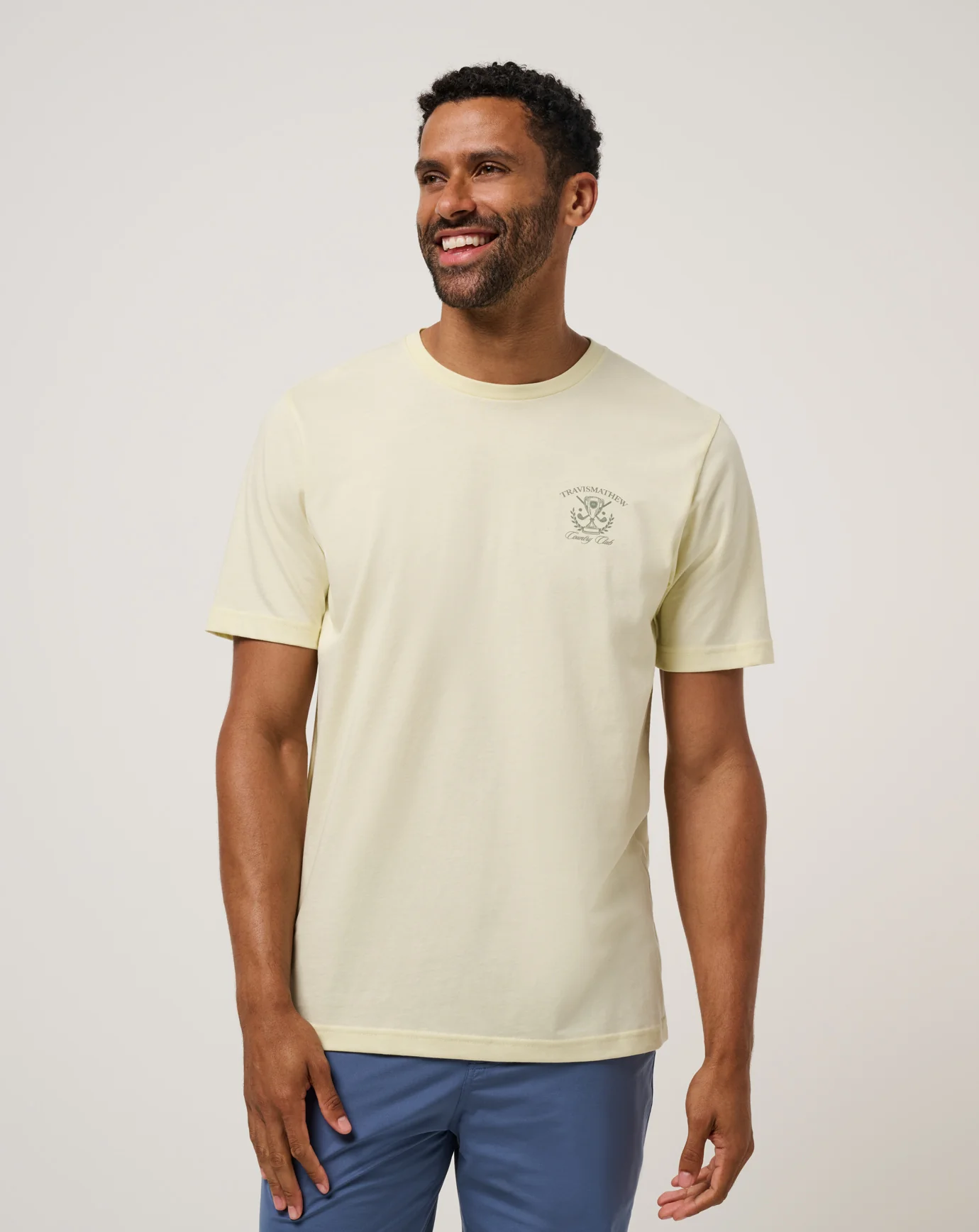 Travis Mathew TM Country Club Tee- Pear Sorbet