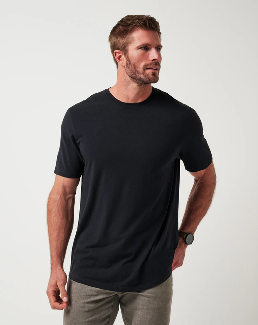 Travis Mathew Cloud Crew Tee- Black