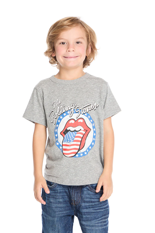 Chaser Rolling Stones American Tongue Logo Tee