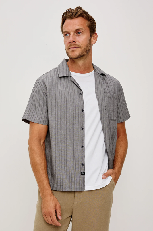 Rails Ohana Shirt- Charcoal Chambray