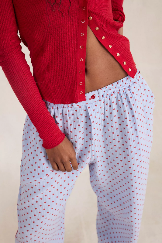 Free People Be Mine Pant- Blue Combo