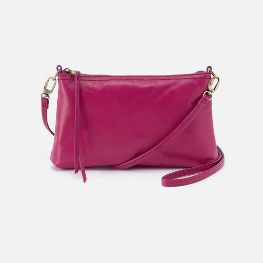 HOBO Darcy Crossbody in Polished Leather- Cactus Flower
