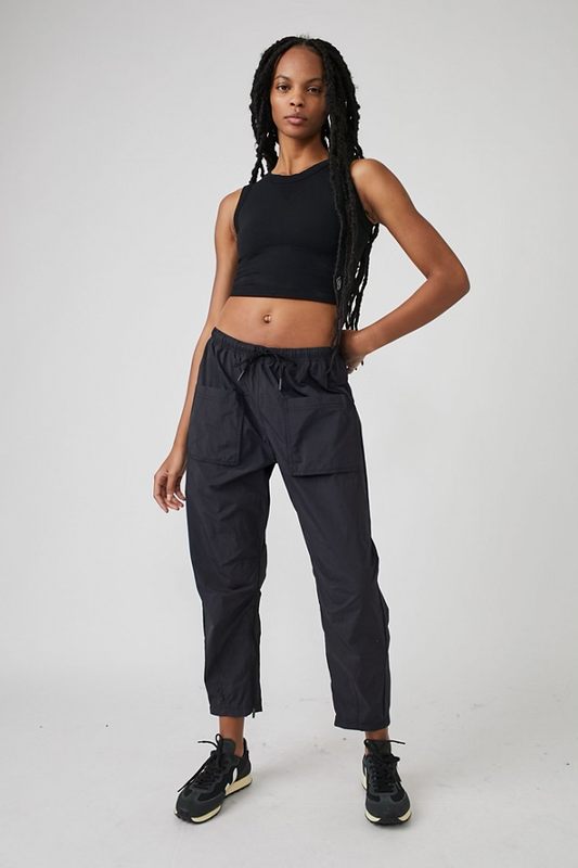 Free People Fly By Night Pants- Black