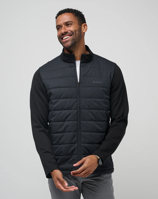 Travis Mathew Point of Sail Full Zip- Black