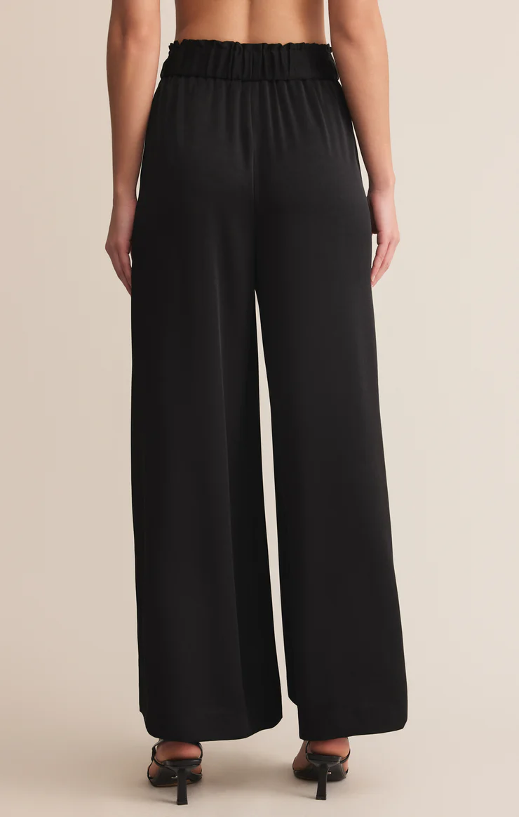 Z Supply Isolde Wide Leg Satin Pant